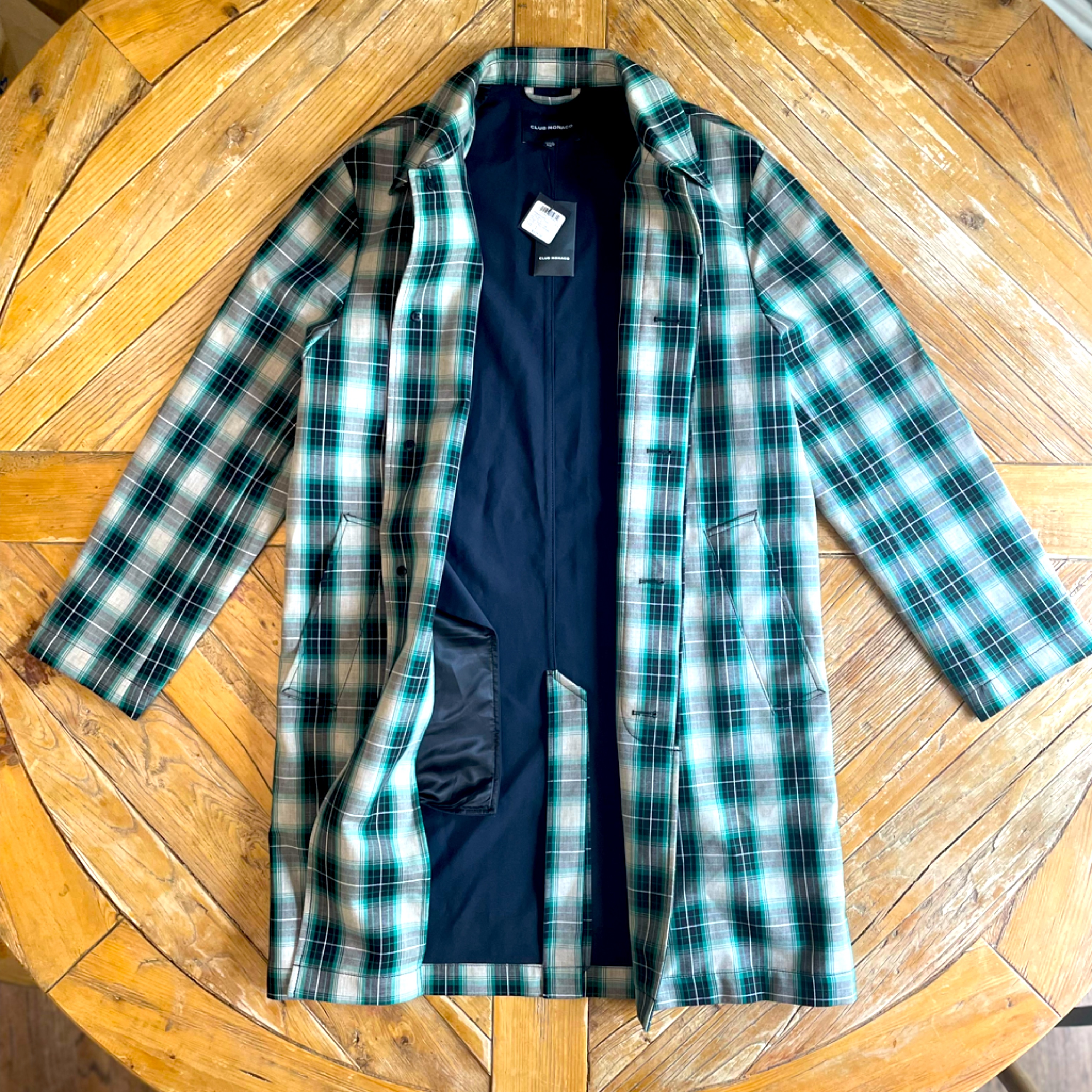 Brand New Club Monaco Trench Coat